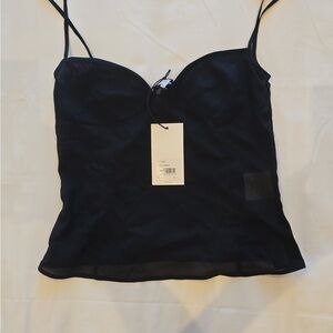 NWT St. Agni Black Tank Top size S